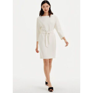Club‎ Monaco Women Medium Vancy Dress Drop Sleeve Tie Lined